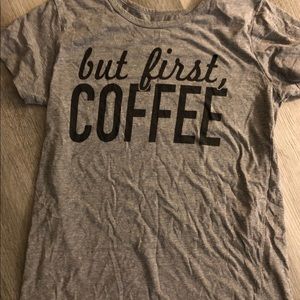 But first, coffee tee